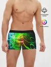 Мужские трусы боксеры / ЗЕЛЕНЫЙ НЕОН