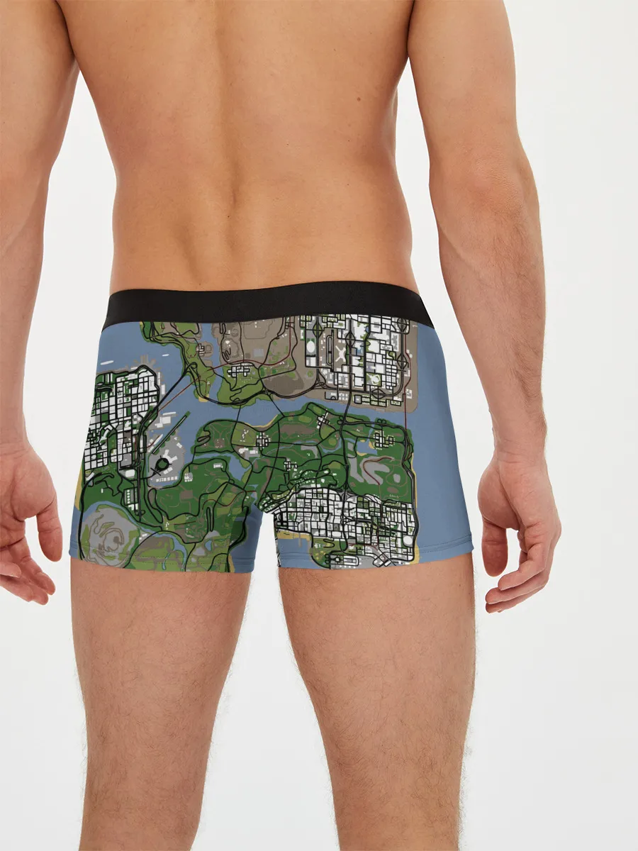 Мужские трусы боксеры / San andreas