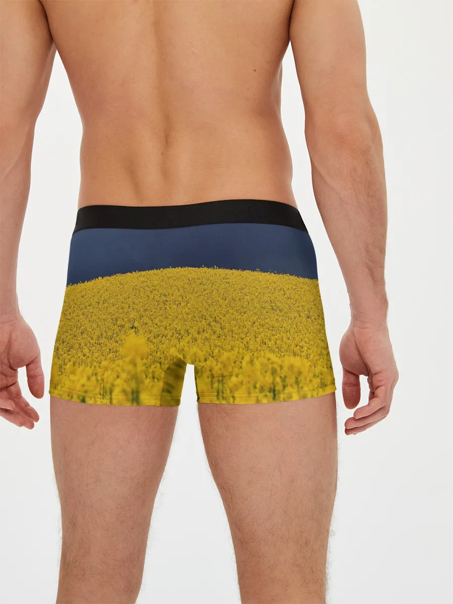Мужские трусы боксеры / Рапсовое поле