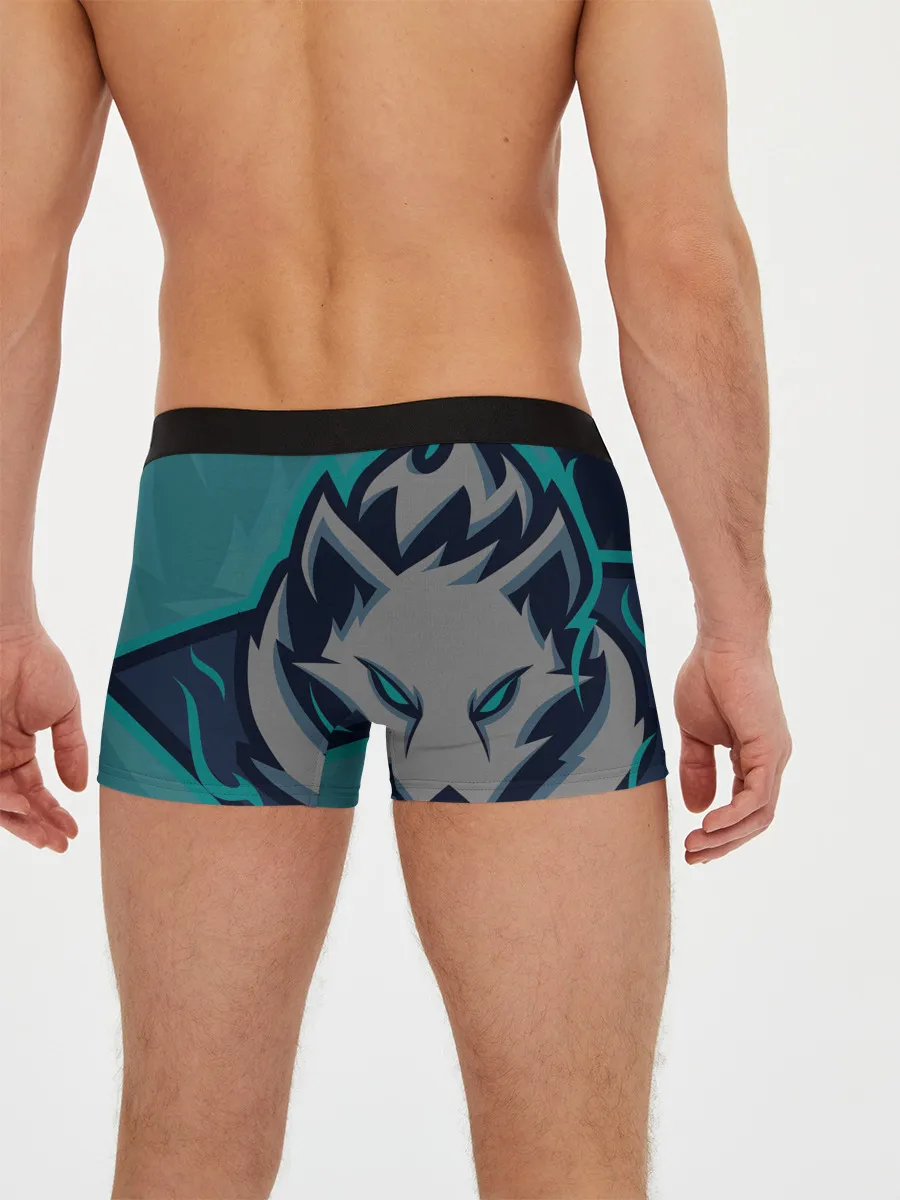 Мужские трусы боксеры / Форма White wolves