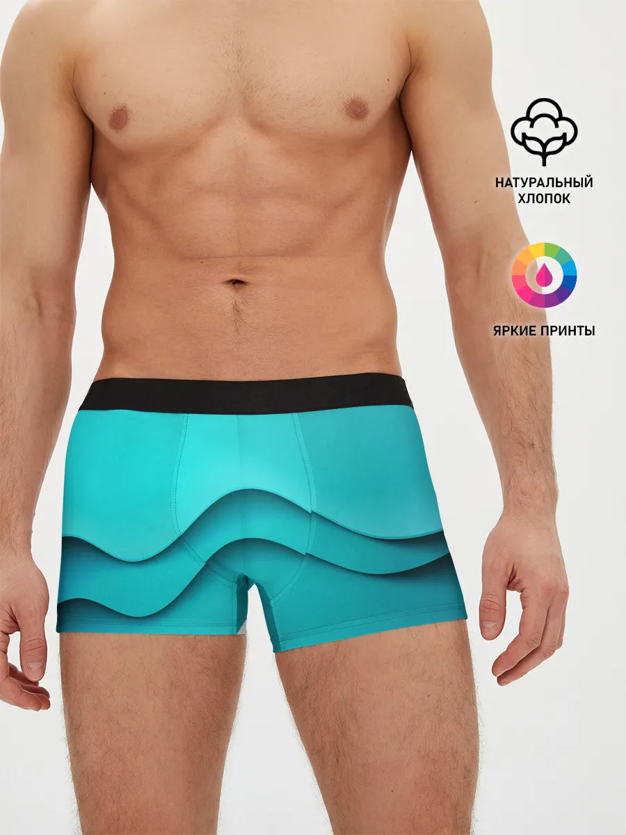 Мужские трусы боксеры / Волна