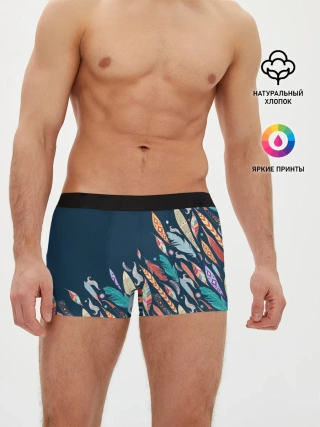 Мужские трусы боксеры / Перья
