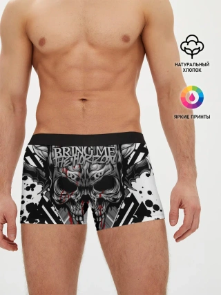 Мужские трусы боксеры / Bring Me the Horizon