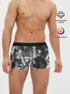 Мужские трусы боксеры / EPIC MAIN ANIME CHARACTERS 3D! monochome
