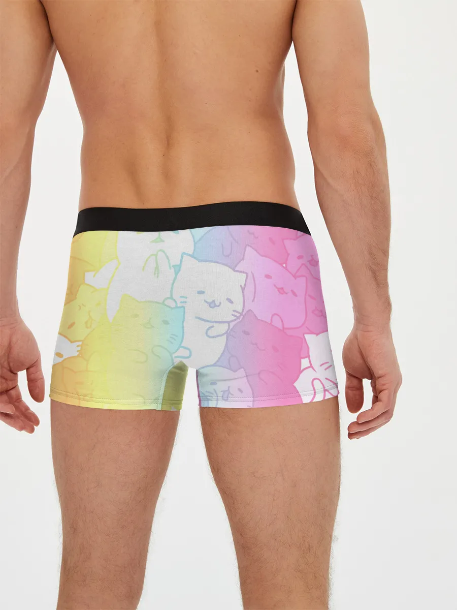 Мужские трусы боксеры / Котоколлаж 05