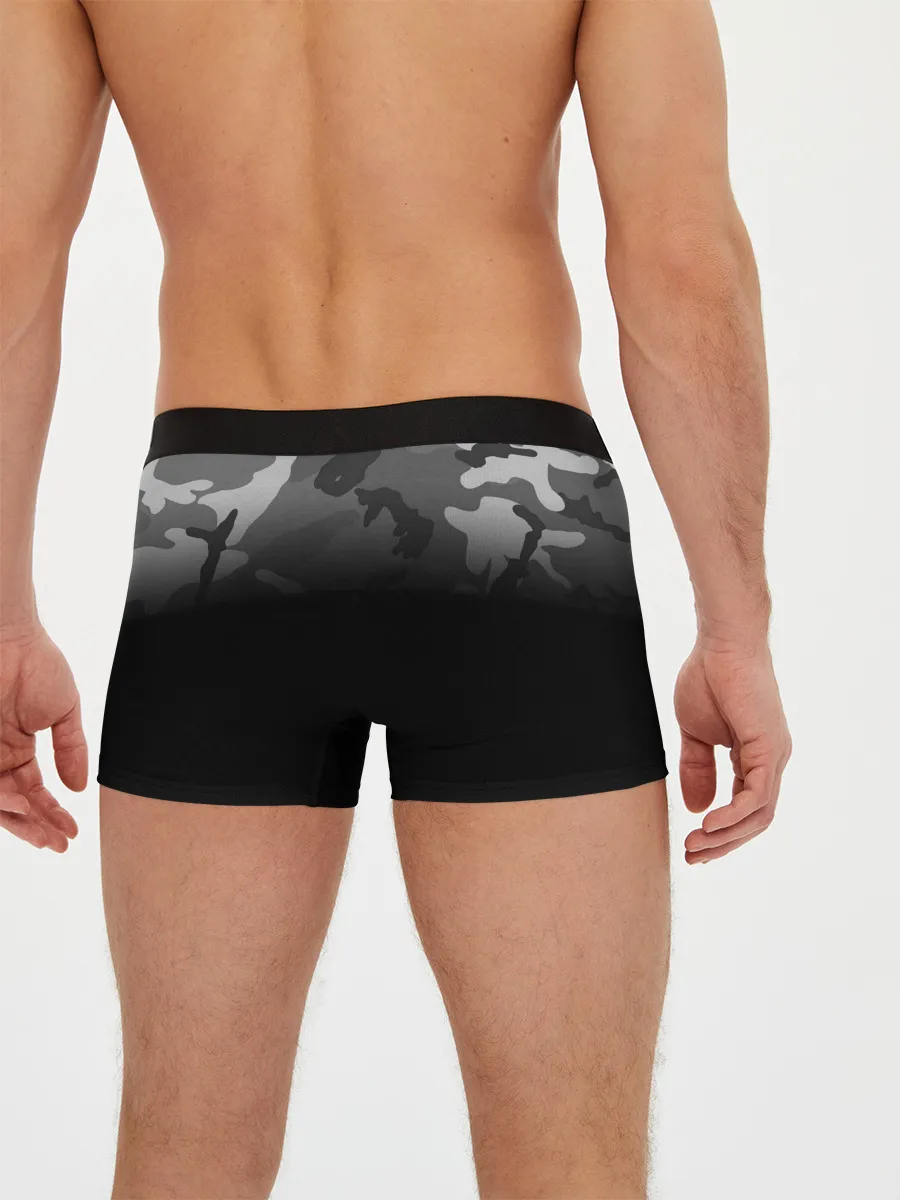 Мужские трусы боксеры / Камуфляж Вежливые люди