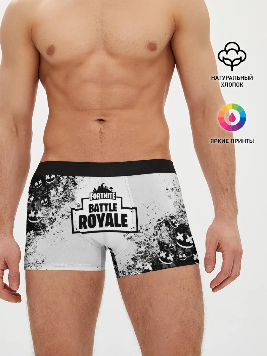 Мужские трусы боксеры / Fortnite & Marshmello