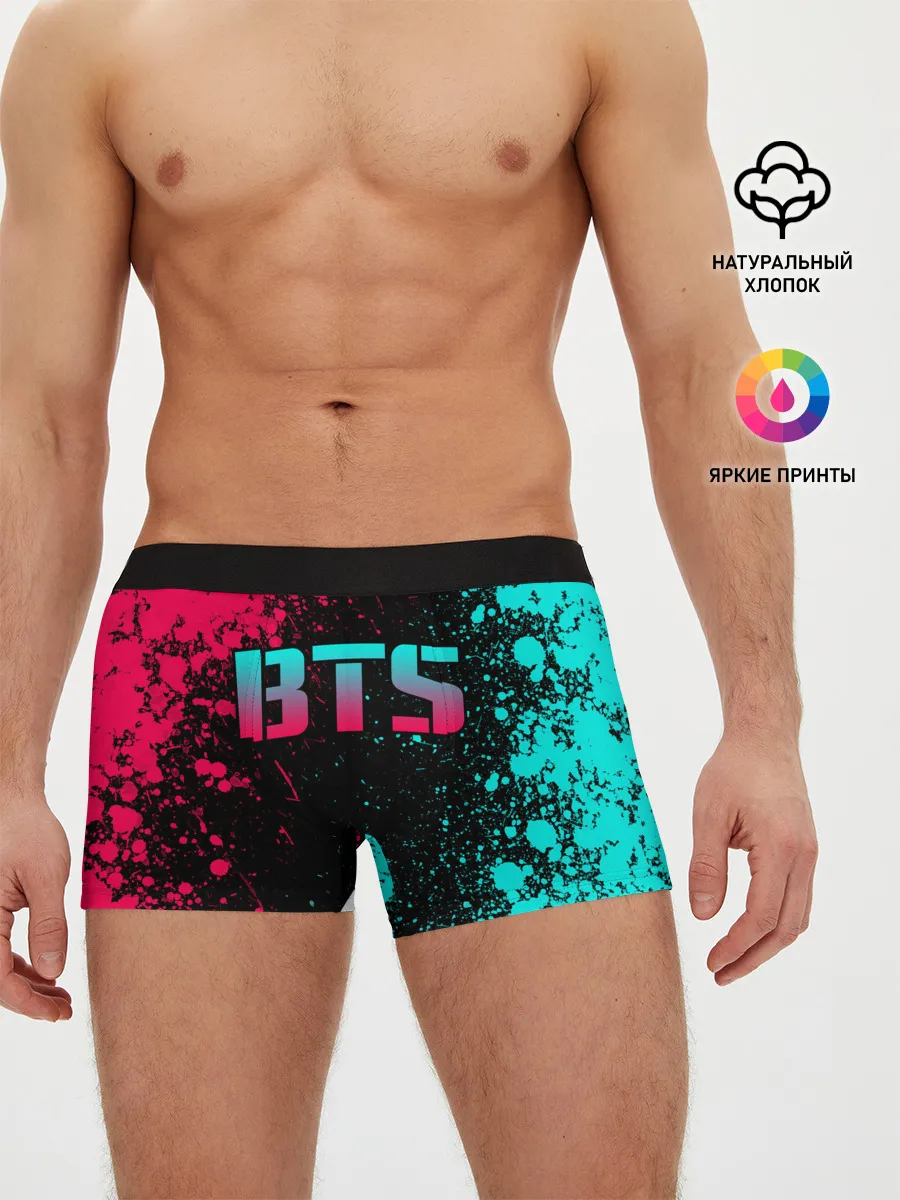 Мужские трусы боксеры / BTS