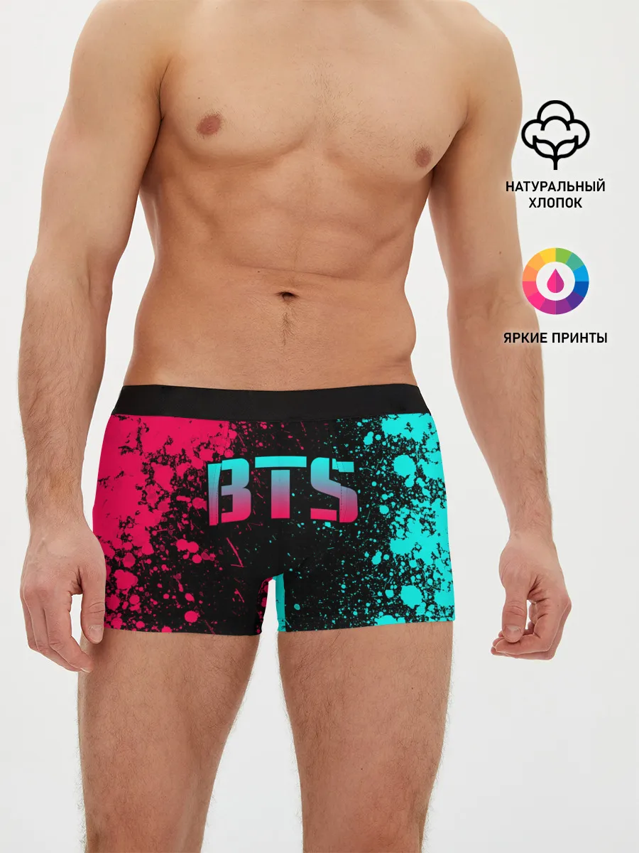 Мужские трусы боксеры / BTS