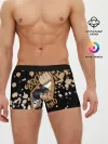 Мужские трусы боксеры / Buon Giorno коричневые брызги