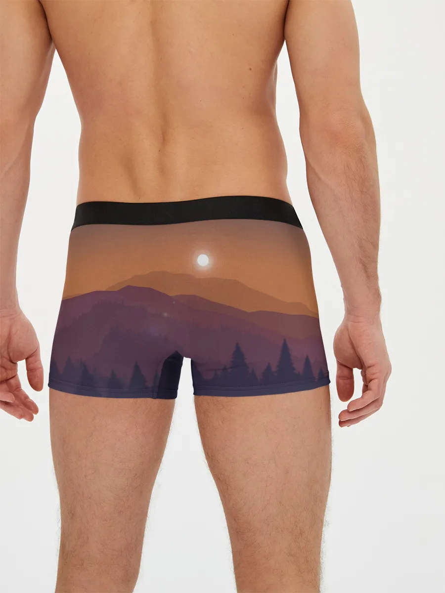 Мужские трусы боксеры / Горы