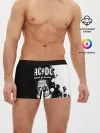 Мужские трусы боксеры / AC/DC Back in Black