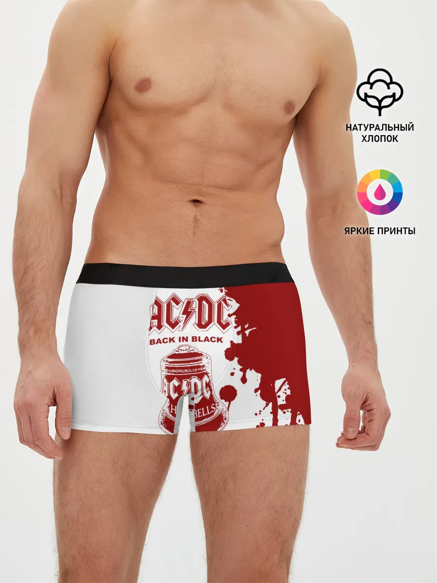 Мужские трусы боксеры / AC/DC Back in Black