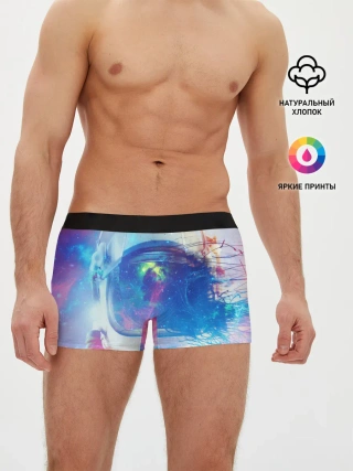 Мужские трусы боксеры / Космонавт - космос