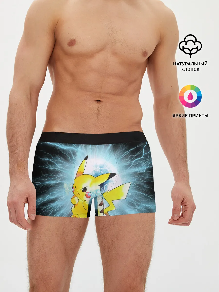 Мужские трусы боксеры / PikaPika