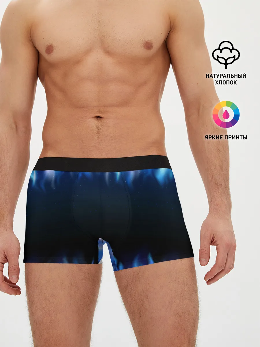 Мужские трусы боксеры / Синий Огонь