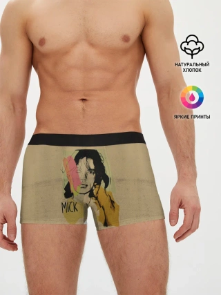 Мужские трусы боксеры / MICK JAGGER