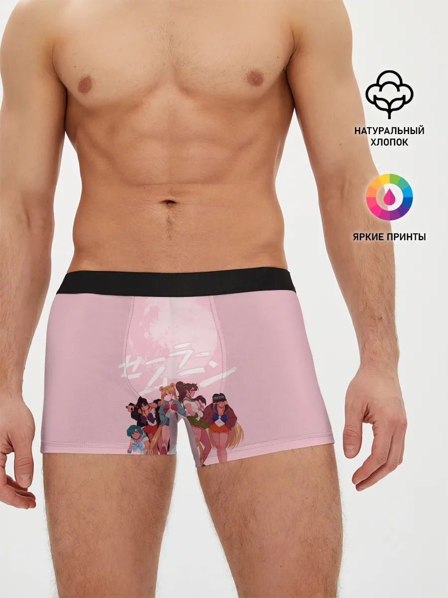 Мужские трусы боксеры / PINK SAILOR MOON