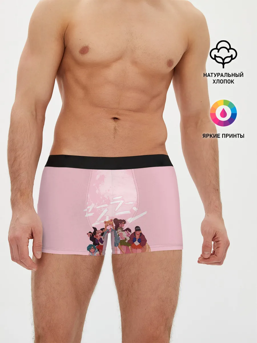 Мужские трусы боксеры / PINK SAILOR MOON