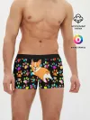 Мужские трусы боксеры / Корги | Цветные лапки