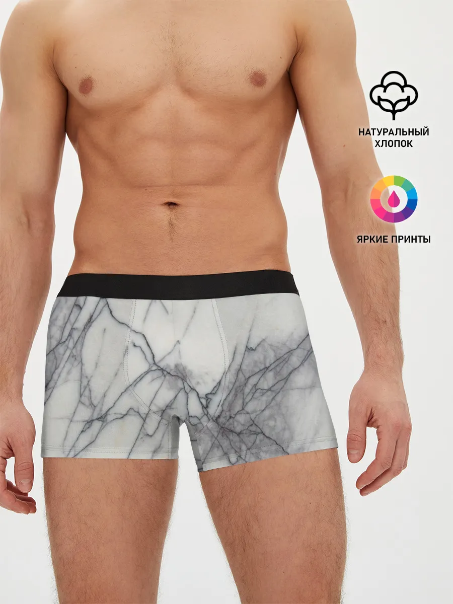 Мужские трусы боксеры / Мрамор