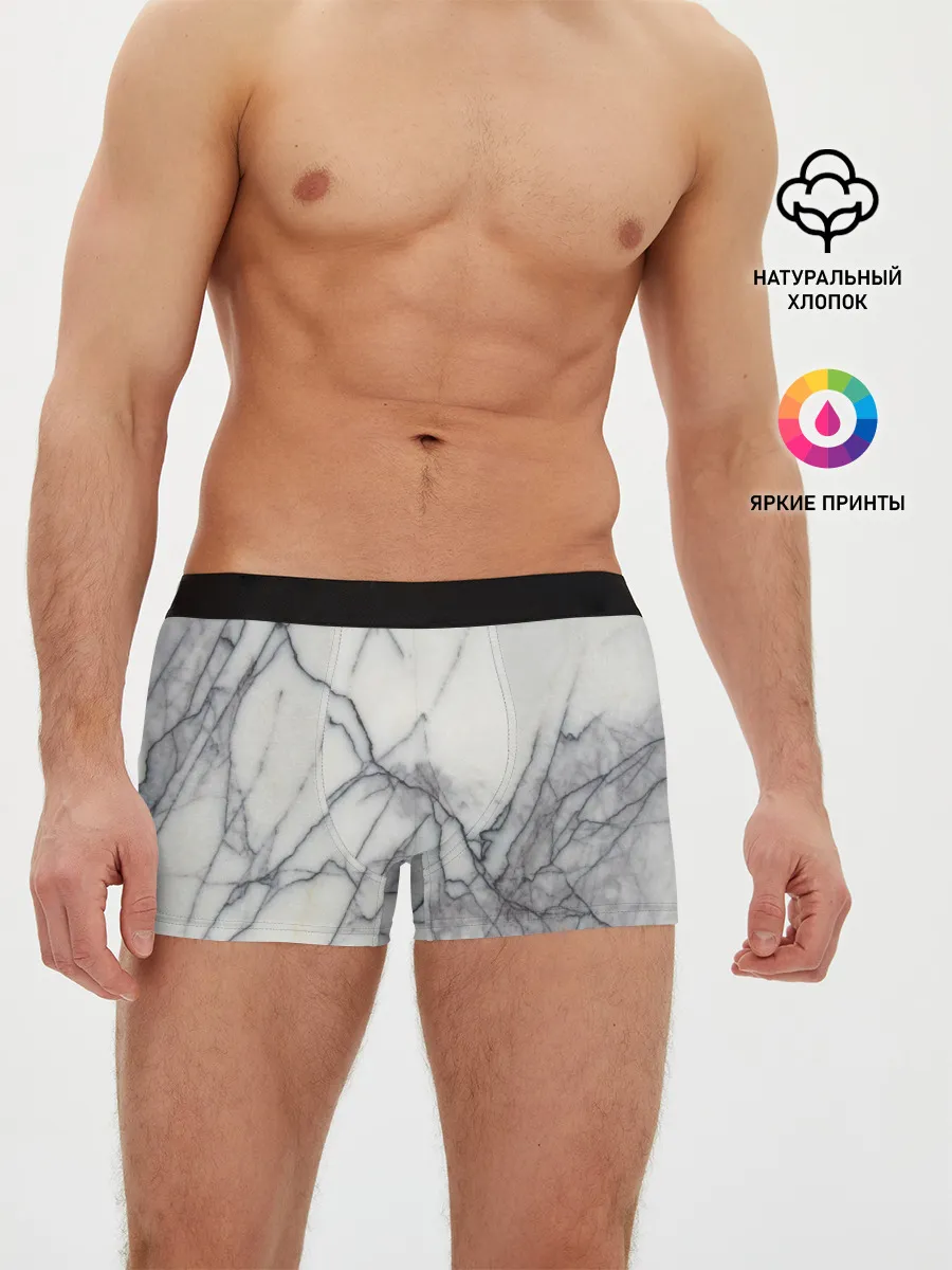 Мужские трусы боксеры / Мрамор