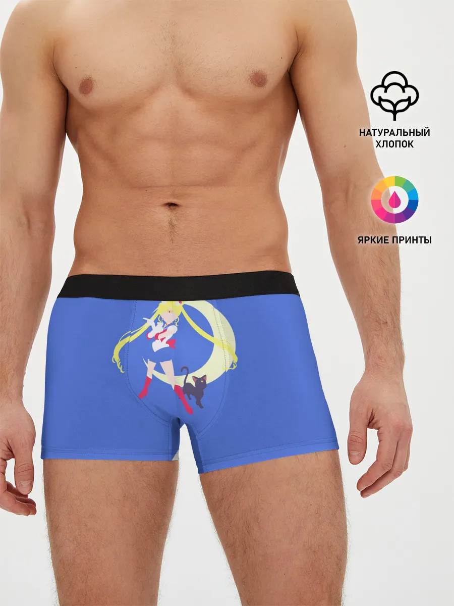 Мужские трусы боксеры / СЕЙЛОР И КИСА