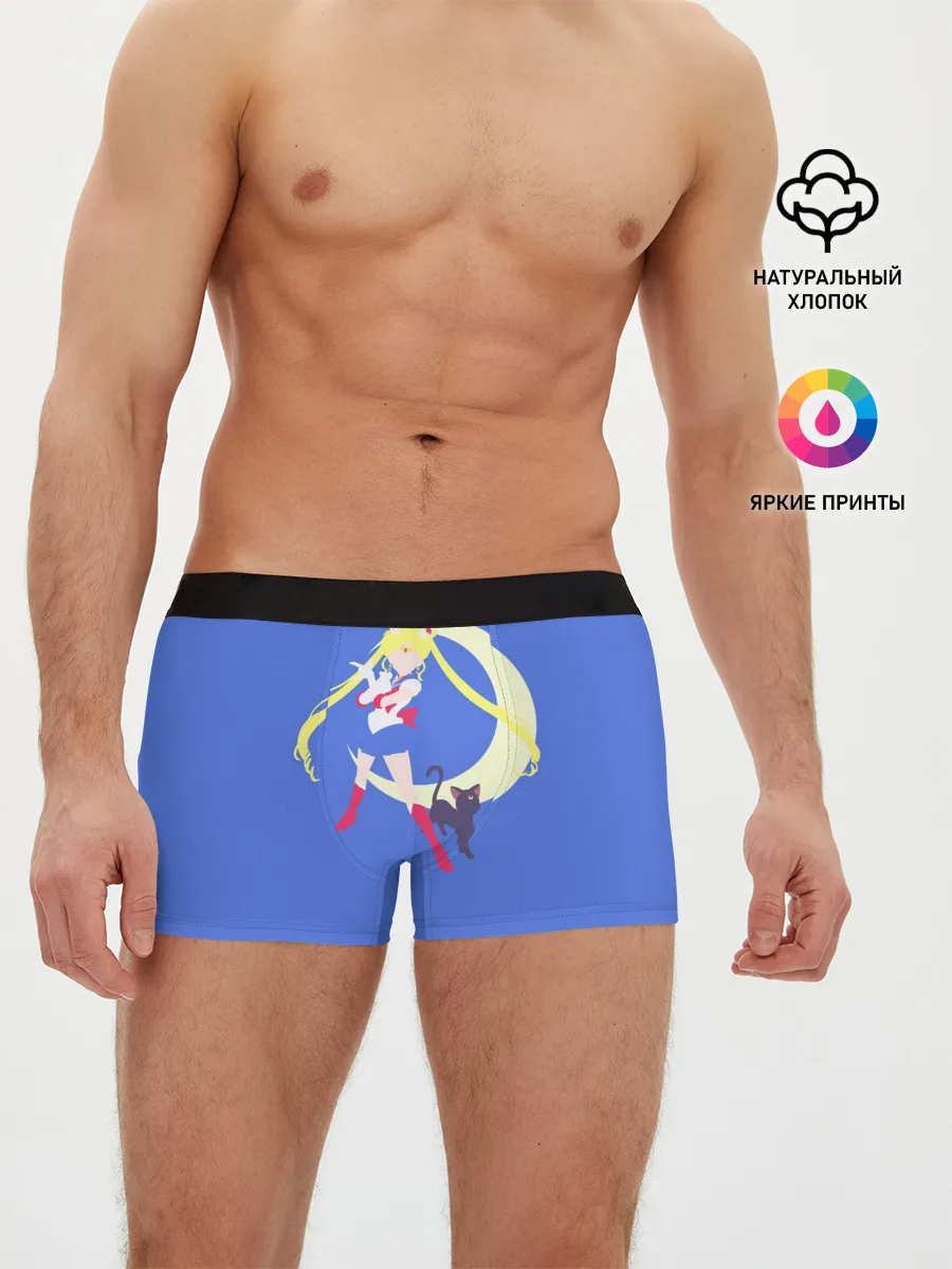 Мужские трусы боксеры / СЕЙЛОР И КИСА
