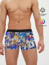 Мужские трусы боксеры / SONIC PATTERN | СОНИК