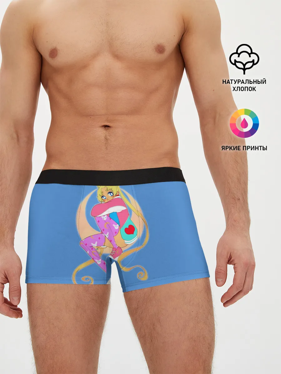 Мужские трусы боксеры / Луна