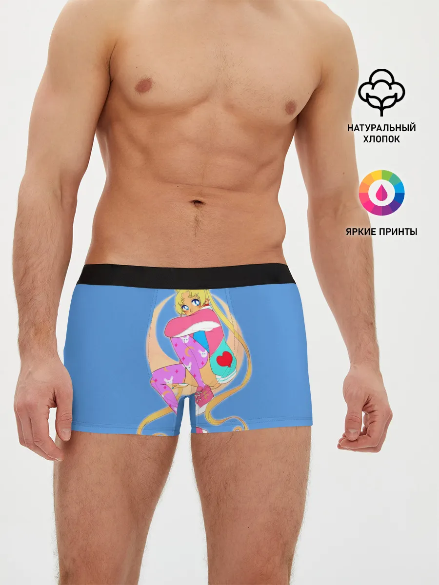 Мужские трусы боксеры / Луна