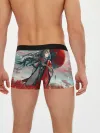 Мужские трусы боксеры / Azur Lane red flowers