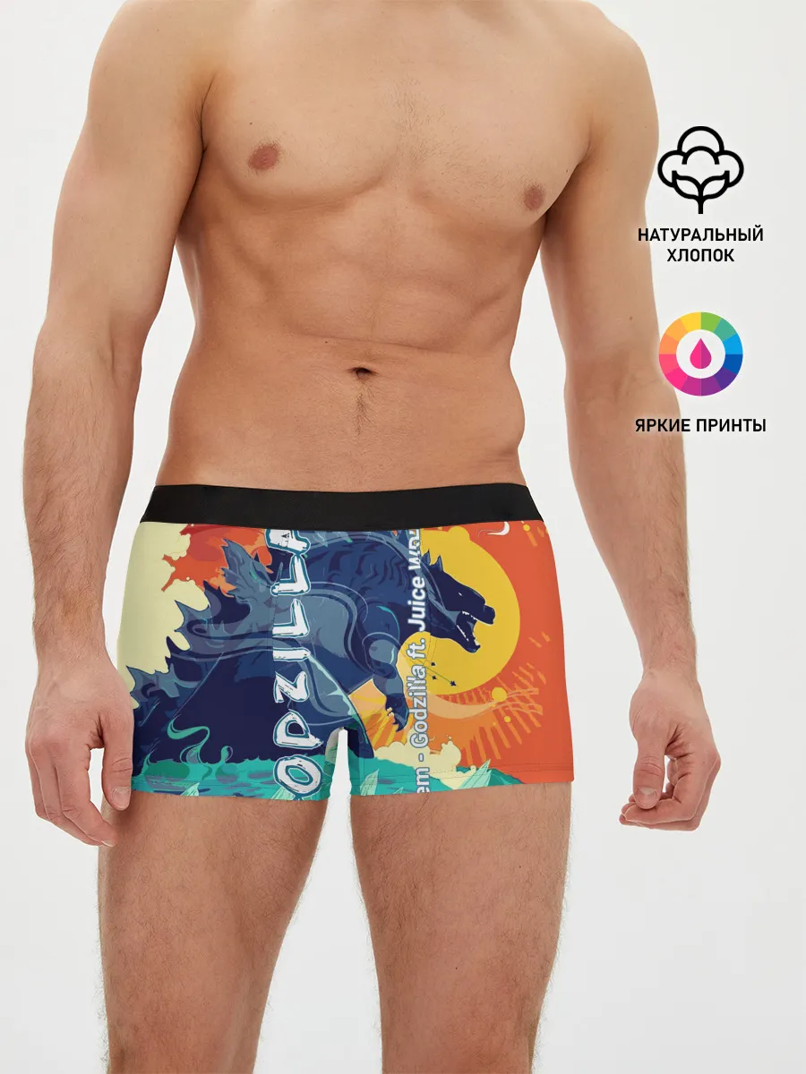 Мужские трусы боксеры / Eminem и Juice WRLD