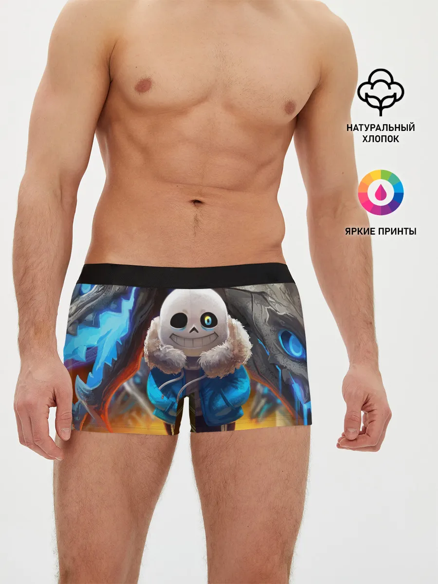 Мужские трусы боксеры / UNDERTALE | АНДЕРТЕЙЛ