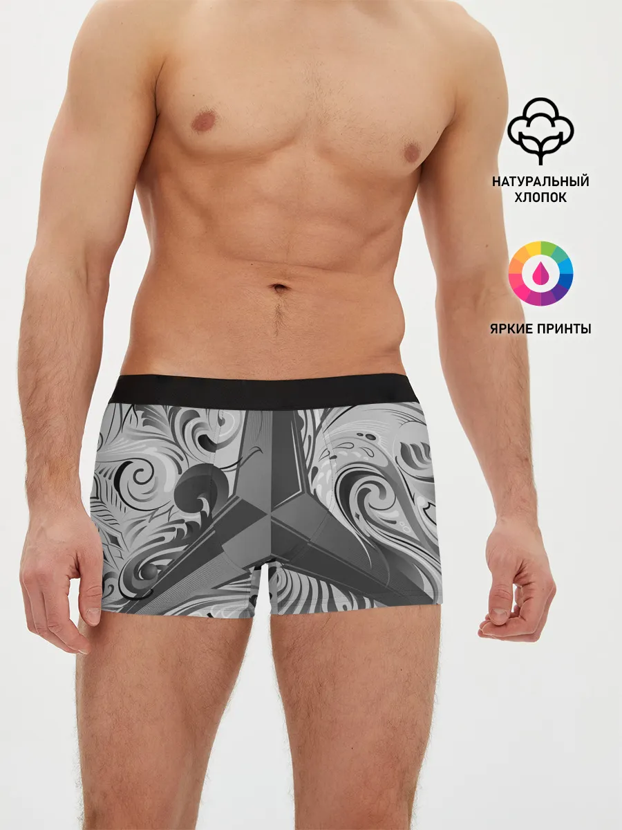 Мужские трусы боксеры / MERCEDES-BENZ | МЕРСЕДЕС