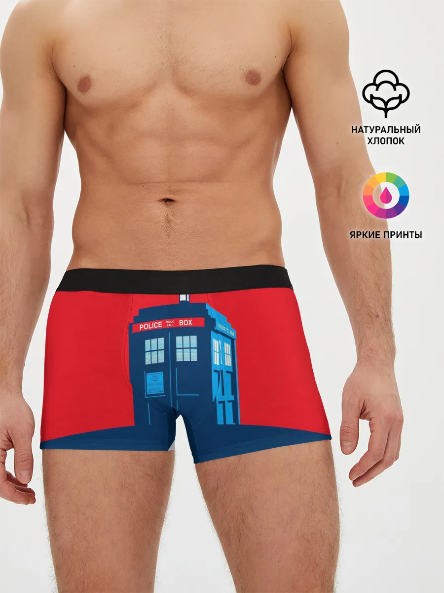 Мужские трусы боксеры / IN TARDIS WE TRUST