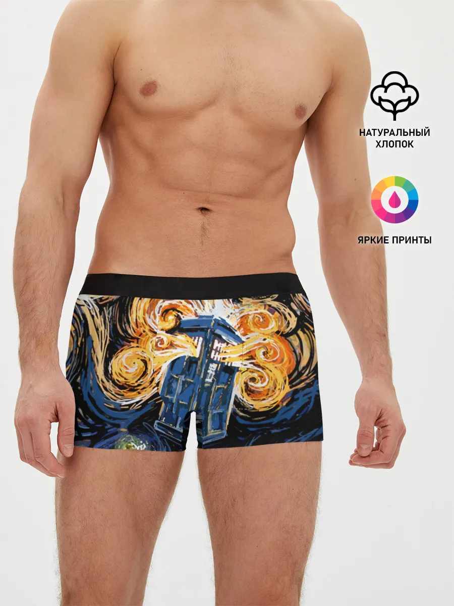 Мужские трусы боксеры / Van Gogh Tardis