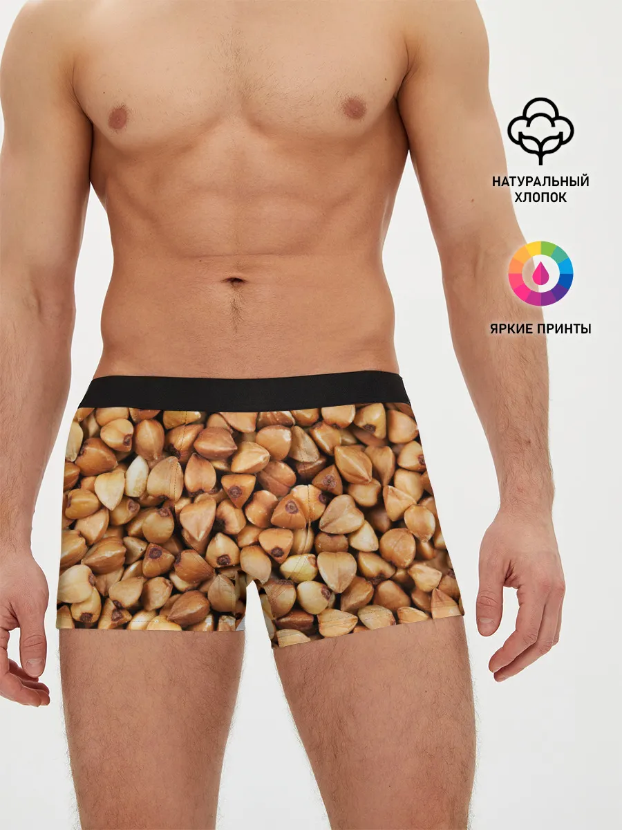 Мужские трусы боксеры / Гречка