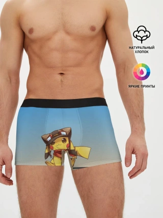 Мужские трусы боксеры / Пикачу