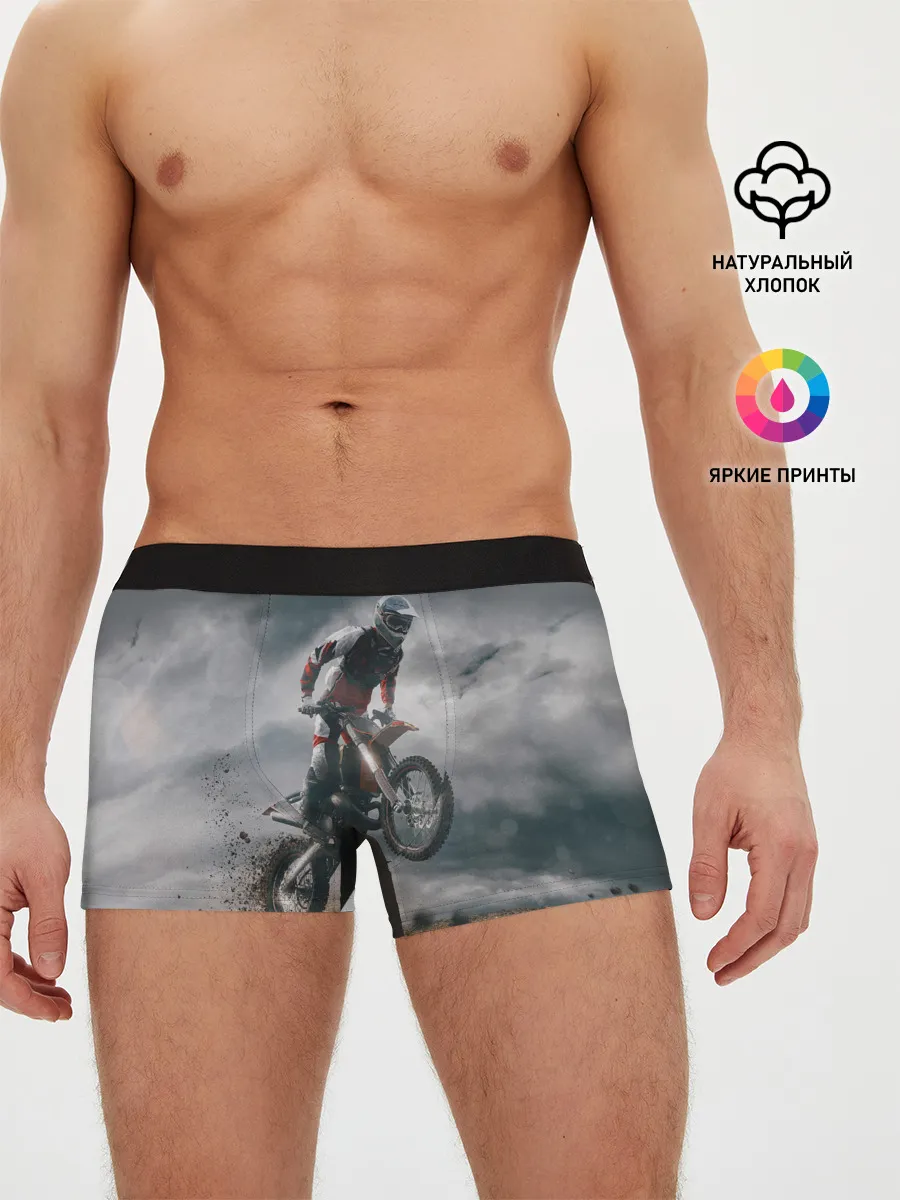 Мужские трусы боксеры / МОТОКРОСС КТМ | MOTOCROSS KTM