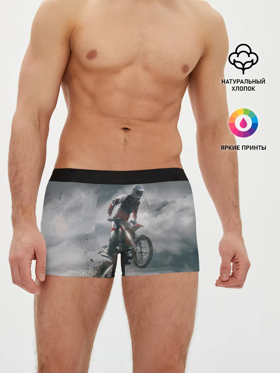 Мужские трусы боксеры / МОТОКРОСС КТМ | MOTOCROSS KTM