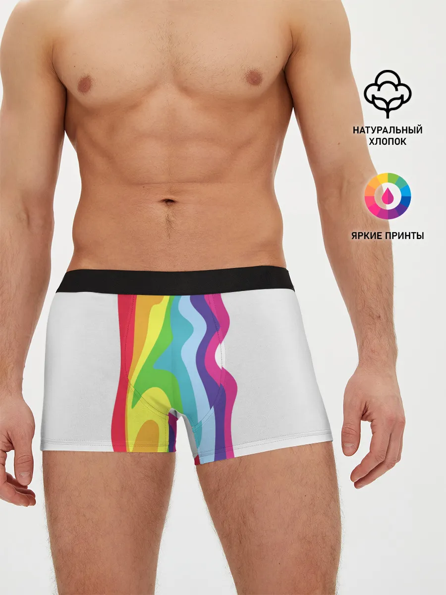 Мужские трусы боксеры / Радуга