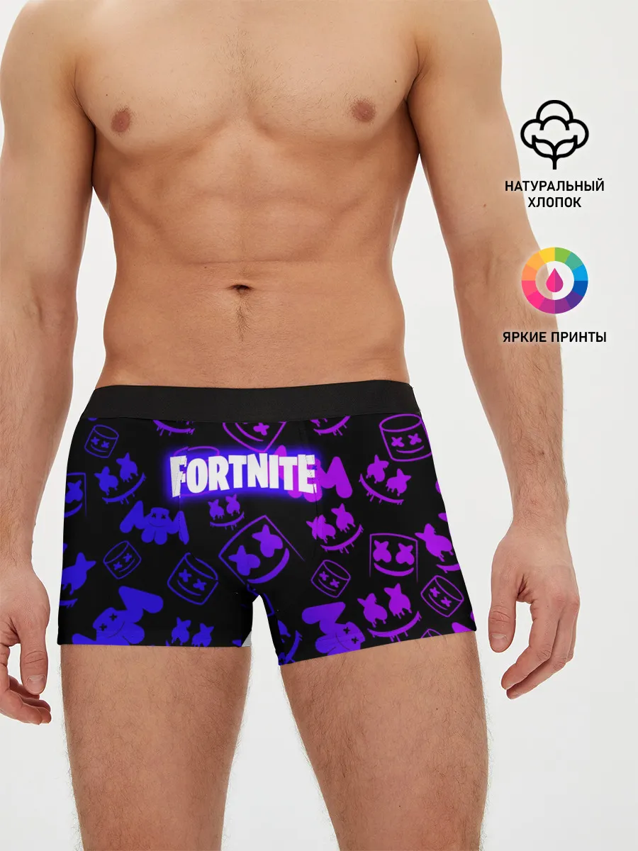 Мужские трусы боксеры / FORTNITE MARSHMELLO
