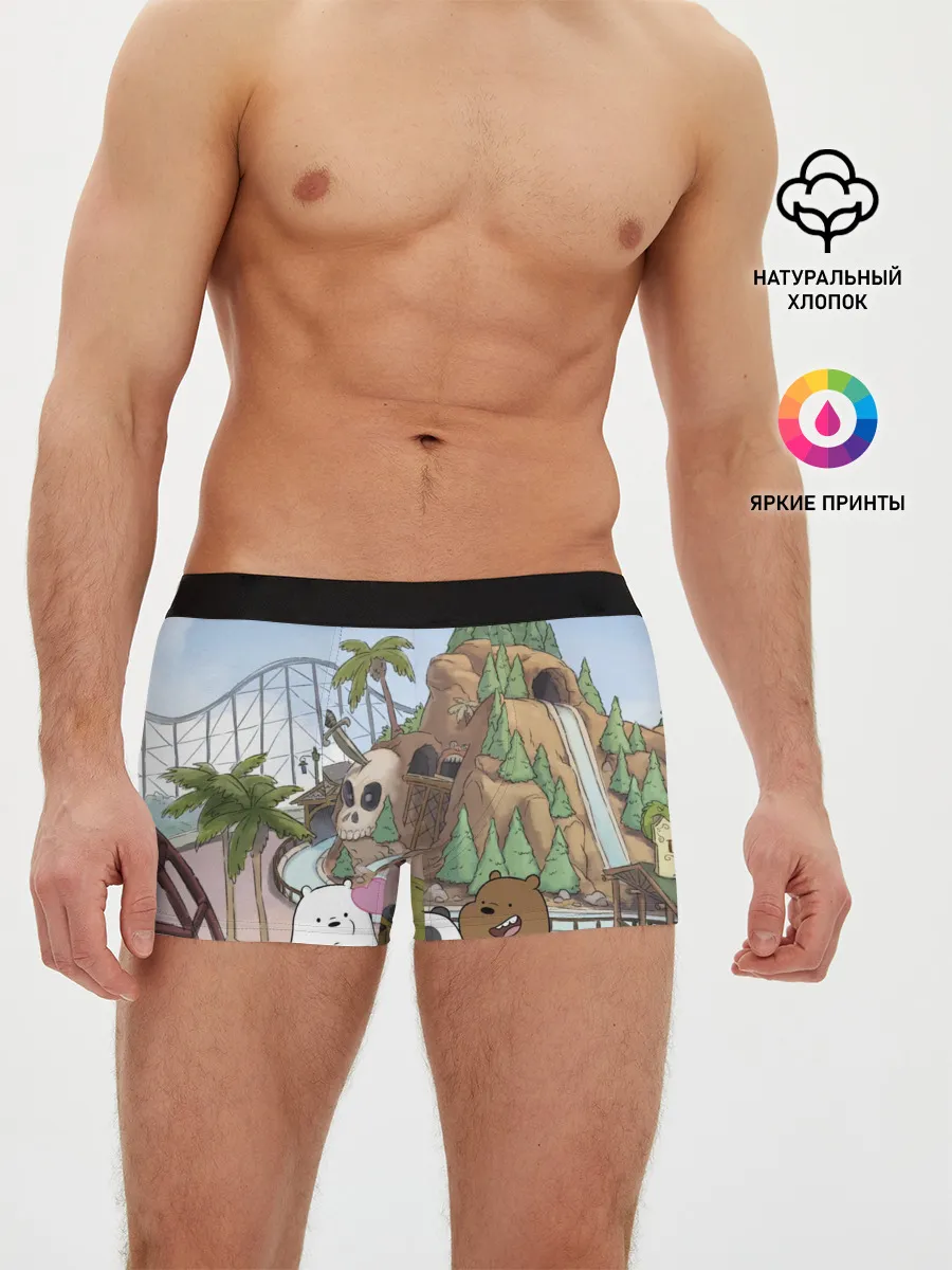 Мужские трусы боксеры / Вся правда о медведях. Селфи