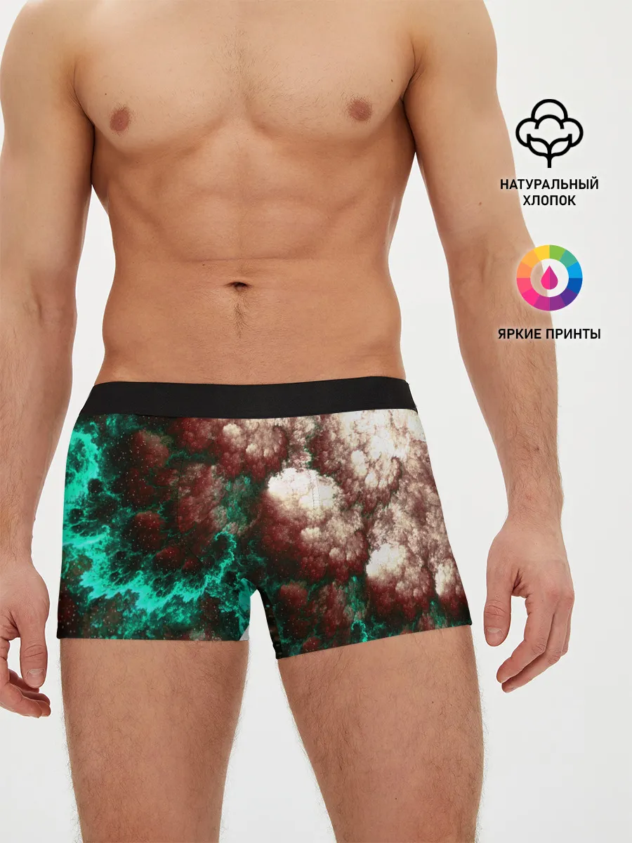 Мужские трусы боксеры / НЕОНОВЫЙ КОСМОС