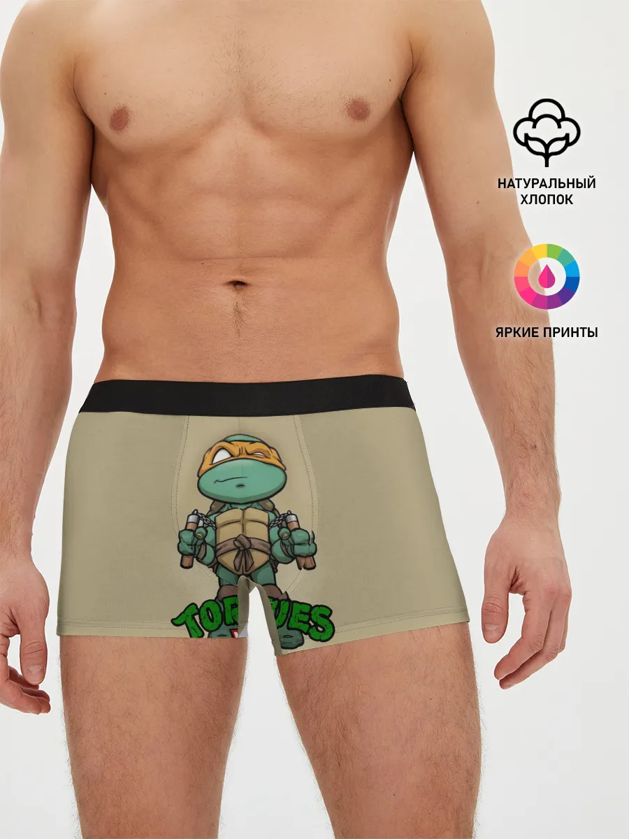 Мужские трусы боксеры / ЧЕРЕПАШКИ - НИНДЗЯ