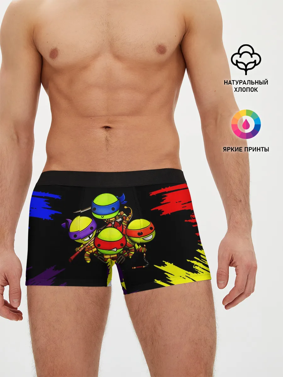 Мужские трусы боксеры / Ниндзя Супер Черепашки