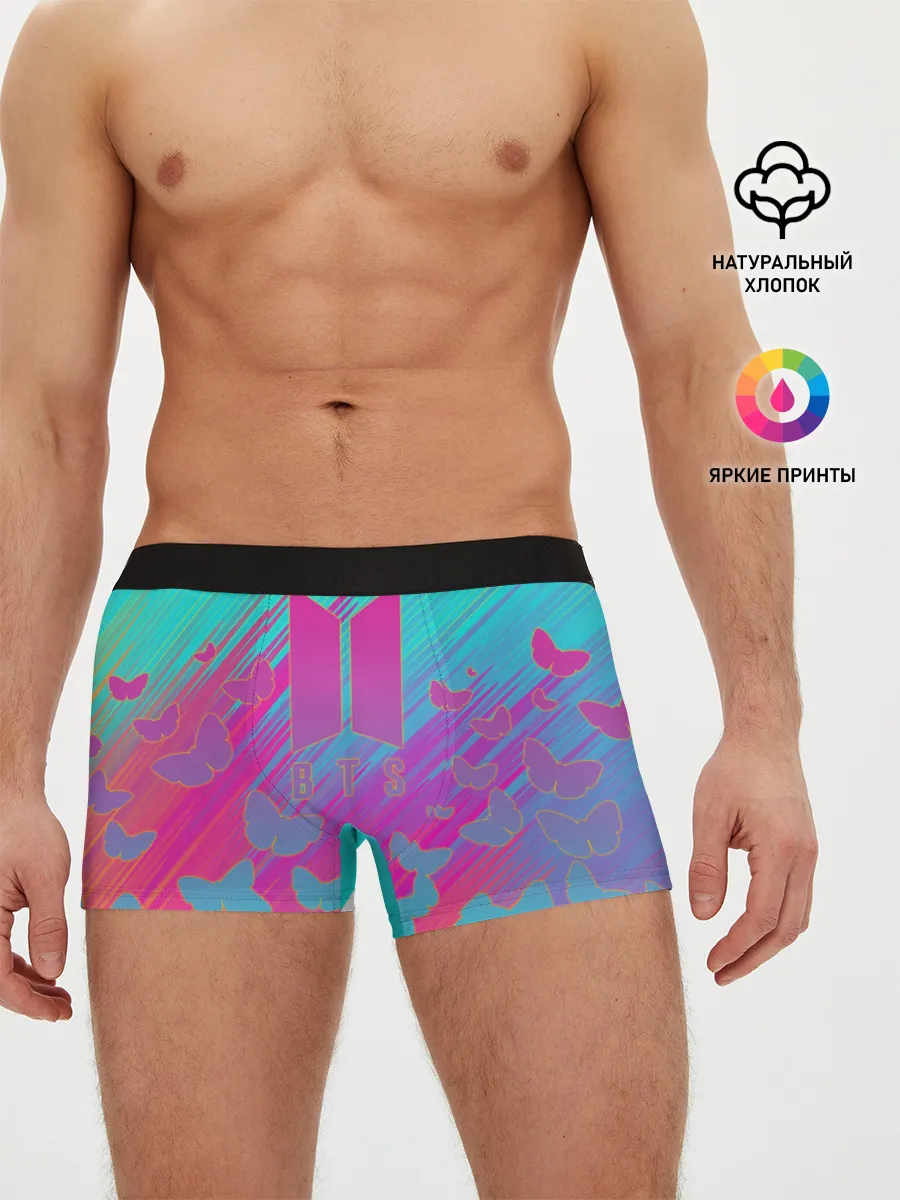 Мужские трусы боксеры / BTS