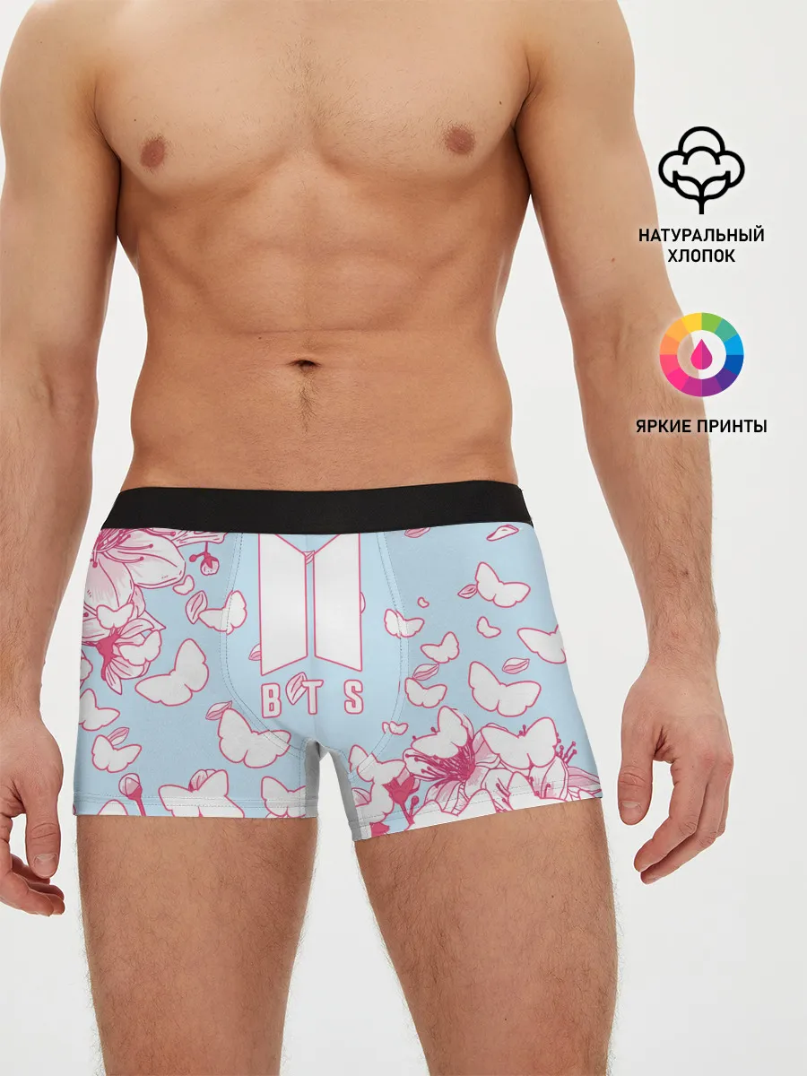 Мужские трусы боксеры / BTS