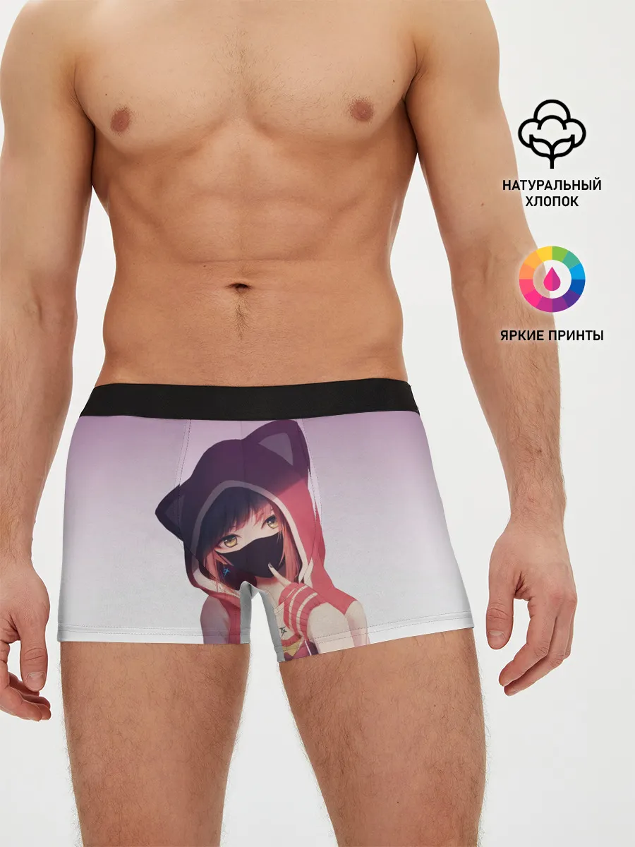 Мужские трусы боксеры / Аниме. Маска